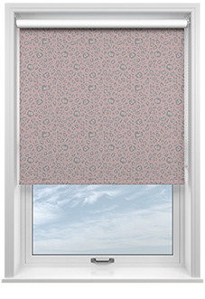 Leopard Luxe, Baby Pink - Roller Blind